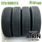 225/80R17.5 123/122L �ȡ��衼 ����125 4�ܥ��å�2025ǯ�� �Ĺ�73% ��ť����� 17.5������ե���� ��󥸥㡼 �ե�������   