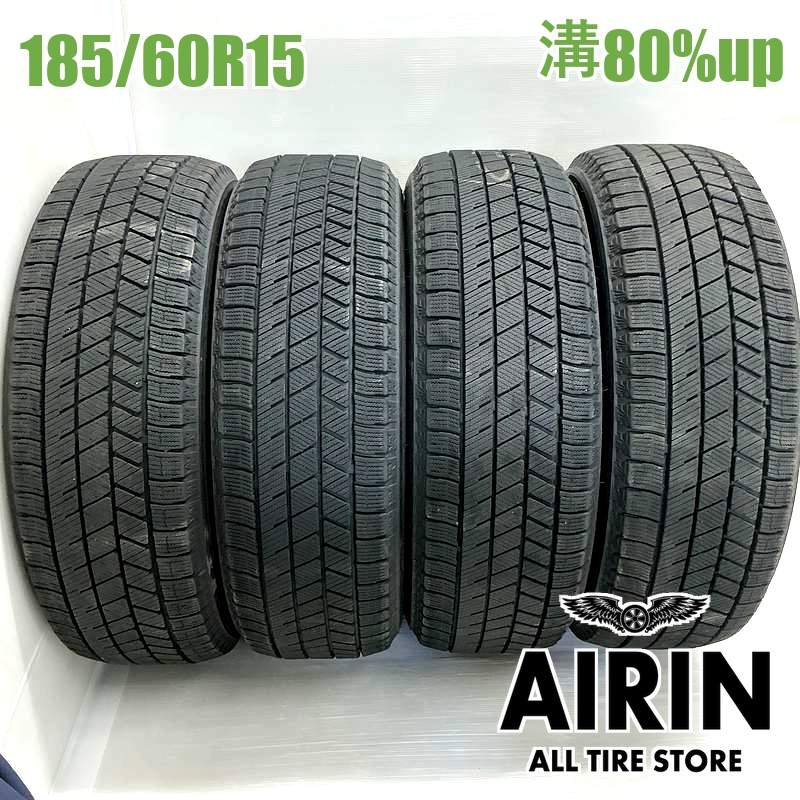 ③✓ 185/60R15ホイールセット ブリヂストン VRX2バリ溝 新品同様