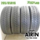 205/85R16 117/115L �֥�¥��ȥ� �ǥ��ӥ� M804 4�ܥ��å�2025ǯ�� �Ĺ�83% ��ť����� 16���������� ������ �ȥ襨���� ���ȥ饹 �ǥ�ȥ� ��������