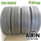 205/85R16 117/115L �֥�¥��ȥ� �ǥ��ӥ� M804 4�ܥ��å�2025ǯ�� �Ĺ�78% ��ť����� 16���������� ������ �ȥ襨���� ���ȥ饹 �ǥ�ȥ� ��������