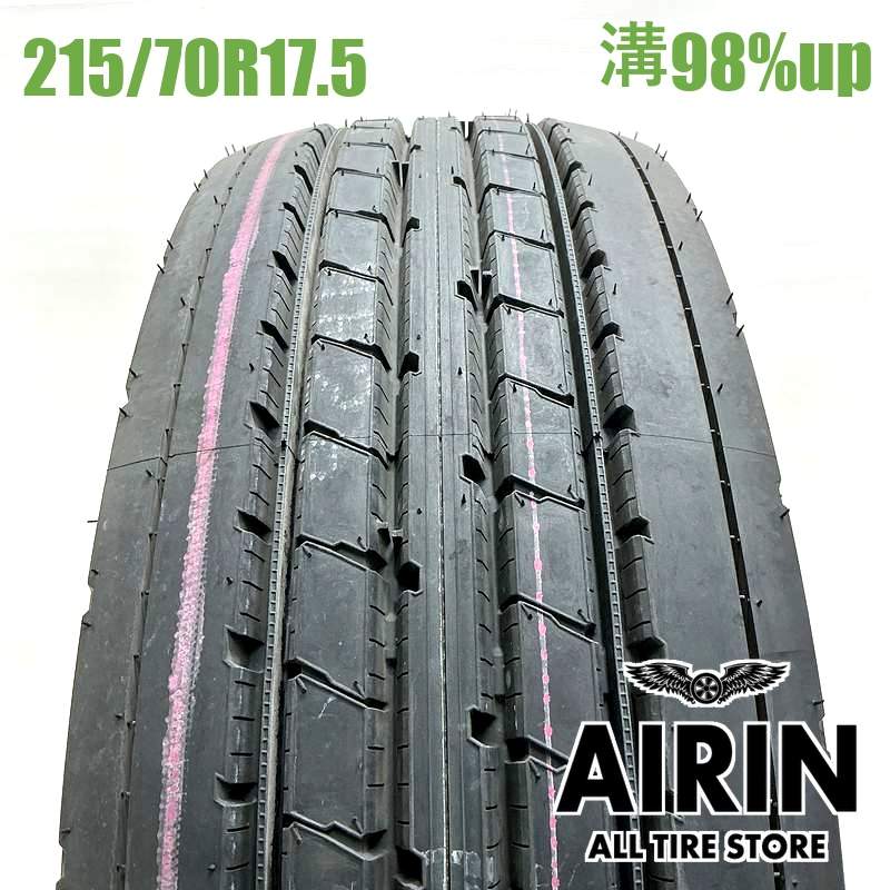 215/70R17.5 123/121J �֥�¥��ȥ� ������173 1�� ñ��2022ǯ�� �Ĺ�98% ��ť����� 17.5��������������� �ꥨ�å� �ꥨ�å�2   