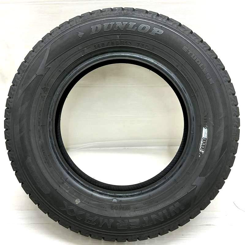145/80R13 ダンロップウインターマックス WM02 4本セット<BR>2023年製