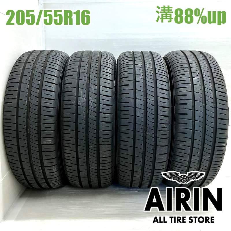 205/55R16  ������åץ��ʥ����� EC204 4�ܥ��å�2022ǯ�� �Ĺ�88% ��ť����� 16�����86 �����ꥹ ���������� ��ե����� �꡼�� ��������