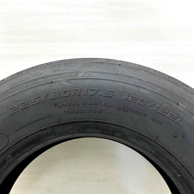 3863 ダンロップ　225/80R17.5 新古1本 225/80R17.5 123/122L ダンロップ エスピー330K 1本 単品<BR>2025年製