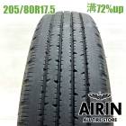 205/80R17.5 120/118L �֥�¥��ȥ� R202 1�� ñ��2024ǯ�� �Ĺ�72% ��ť����� 17.5���������� ���ȥ饹 �������� ����󥿡� �����å� ����ɥ�