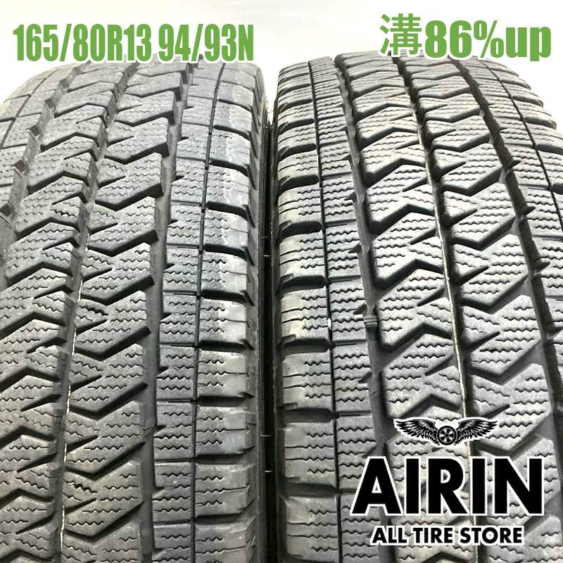 165/80R13 94/93N ブリヂストンブリザック VL10A 2本セット<BR>2025年