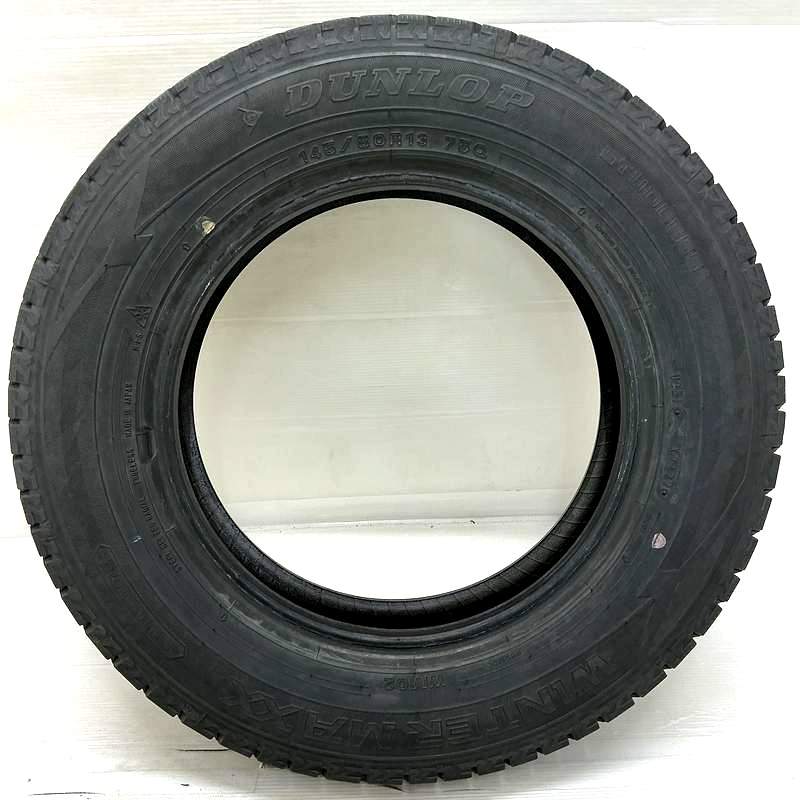 145/80R13 ダンロップウインターマックス WM02 1本 単品<BR>2022年製