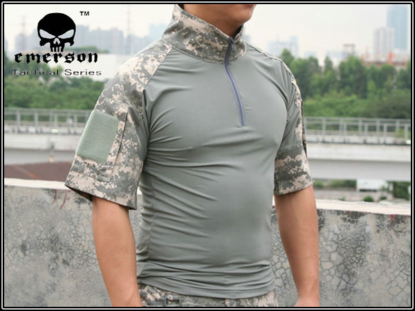新作 コンバットシャツ EMERSON 半袖 Sサイズ ACU BDU 迷彩服 個人装備