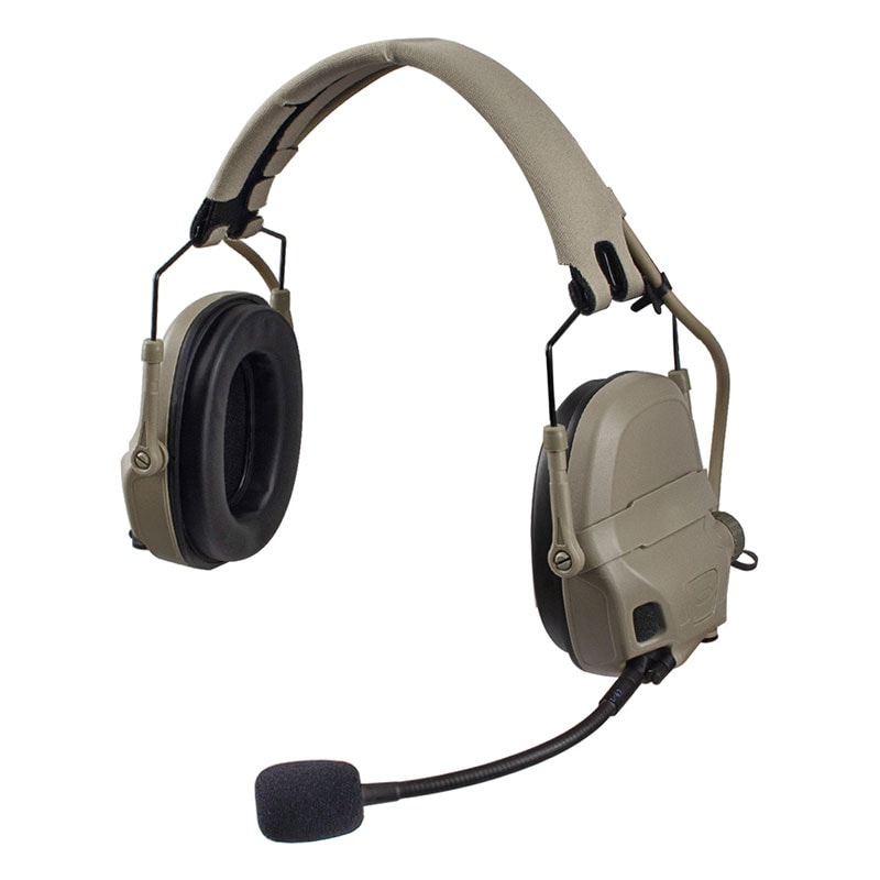 FCS&FMA AMP ヘッドセット FCS＆FMA AMP タクティカルコミュニケーションヘッドセット DE