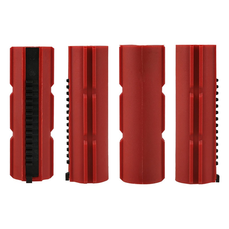 ZC LEOPARD 強化樹脂ライトウェイトハイスピードピストン (スチールラック14枚/ハーフティース) エアガンパーツ,インナーパーツ