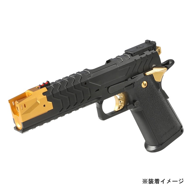 5KU マトリックス CNCアルミスライドシャーシセット ブラック×ゴールド