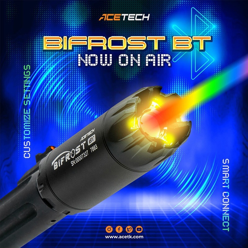 ACETECH Bifrost BT �쥤��ܡ��ȥ졼������˥å� (��å�&���꡼���߸�BB���б�/14mm�եͥ���11mm���ͥ�)Black