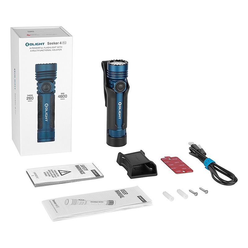 OLIGHT(オーライト) Seeker 4 Pro フラッシュライト 4600ルーメン充電