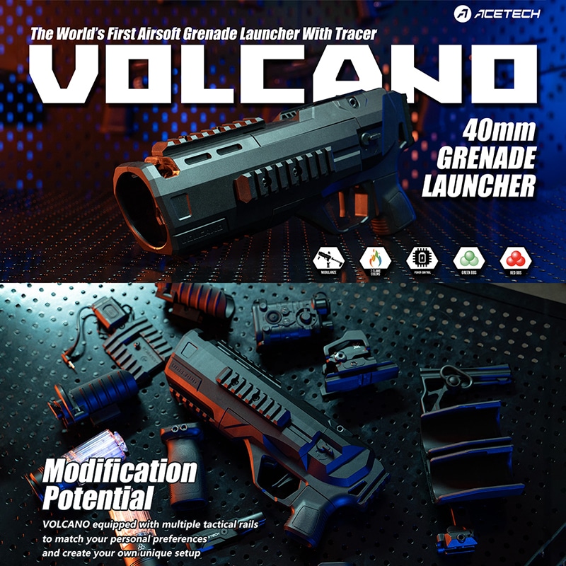 ACETECH VOLCANO ����͡��ɥ����㡼 �ȥ졼����/�֥饹������ǽ���(40mm����͡����б�)