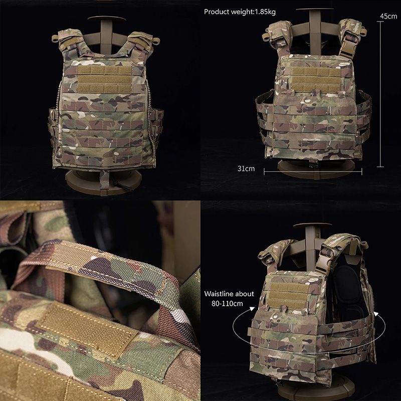 WoSporT CPスタイル AVS プレートキャリア BK | サバゲー装備品,ベスト