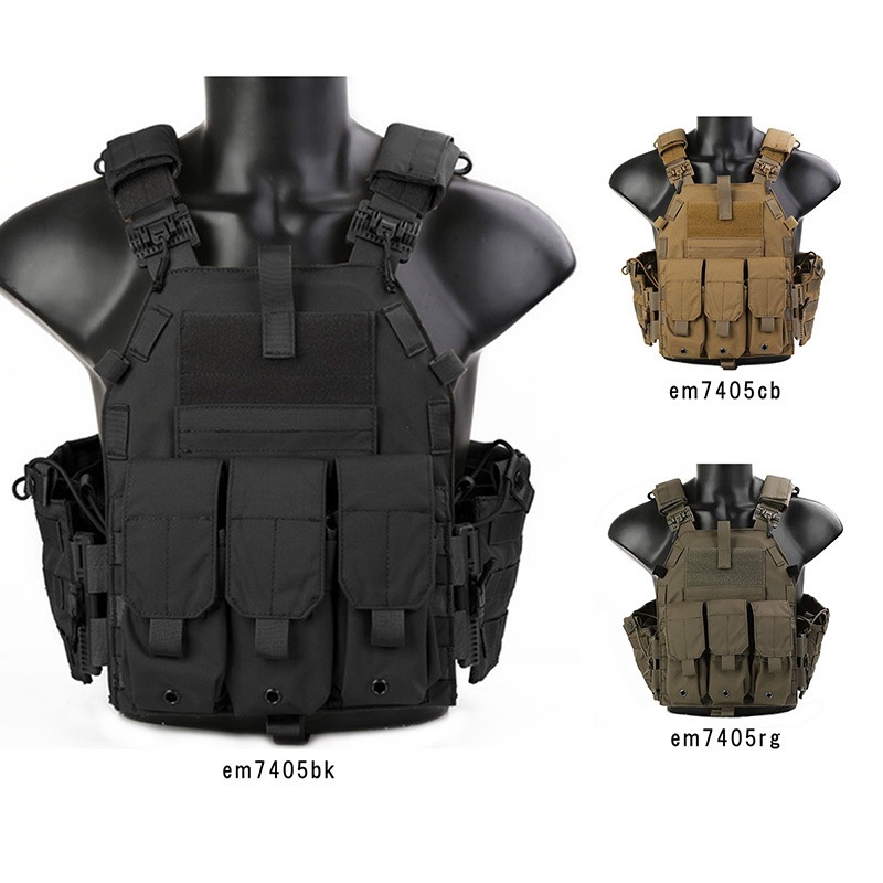 EMERSON LBT6094Kスタイル クイックリリース プレートキャリア Black