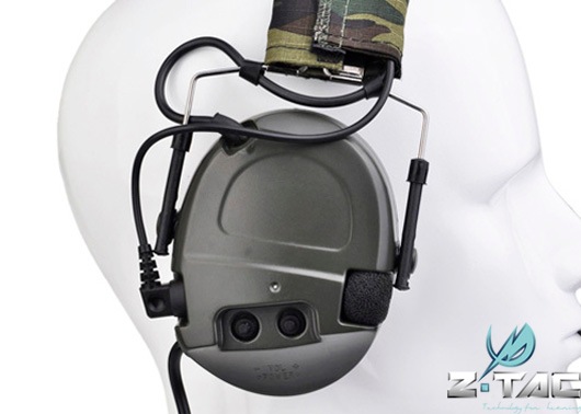 Z-Tactical ComTac1スタイル 無線ヘッドセット | ヘッドウェア