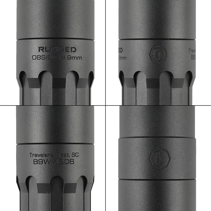 RGW OBSIDIAN 9mmタイプ ダミーサイレンサー 14mm逆ネジアタブター/VFC