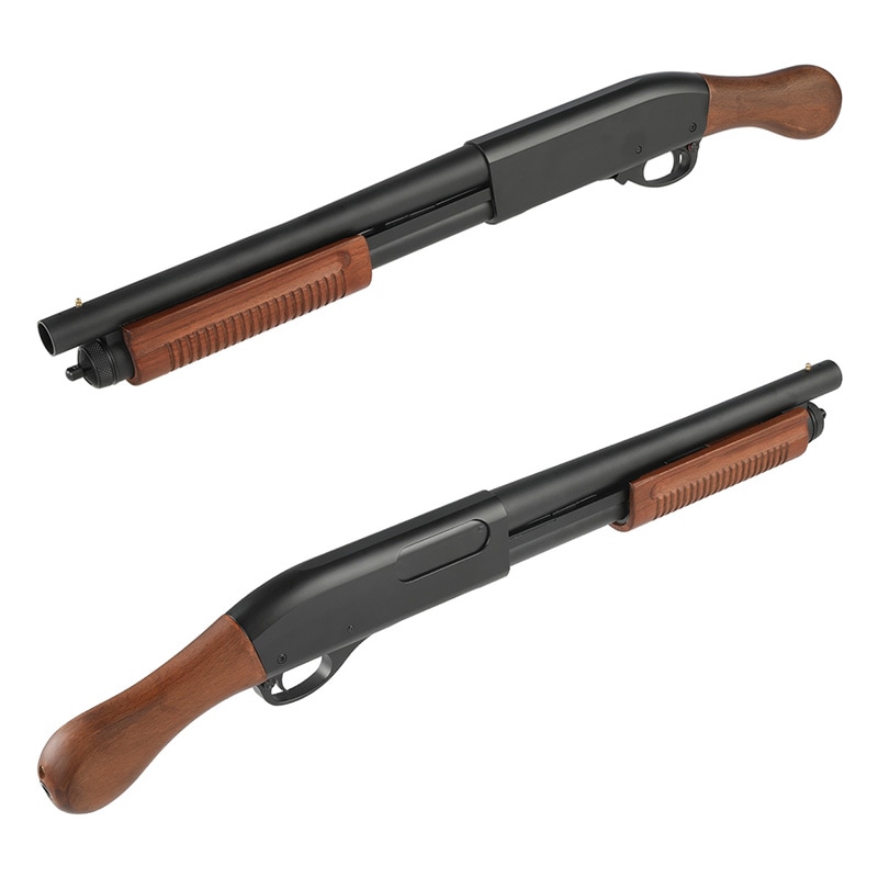 Golden Eagle M870 ガスショットガン ブリーチャー Black/RealWood