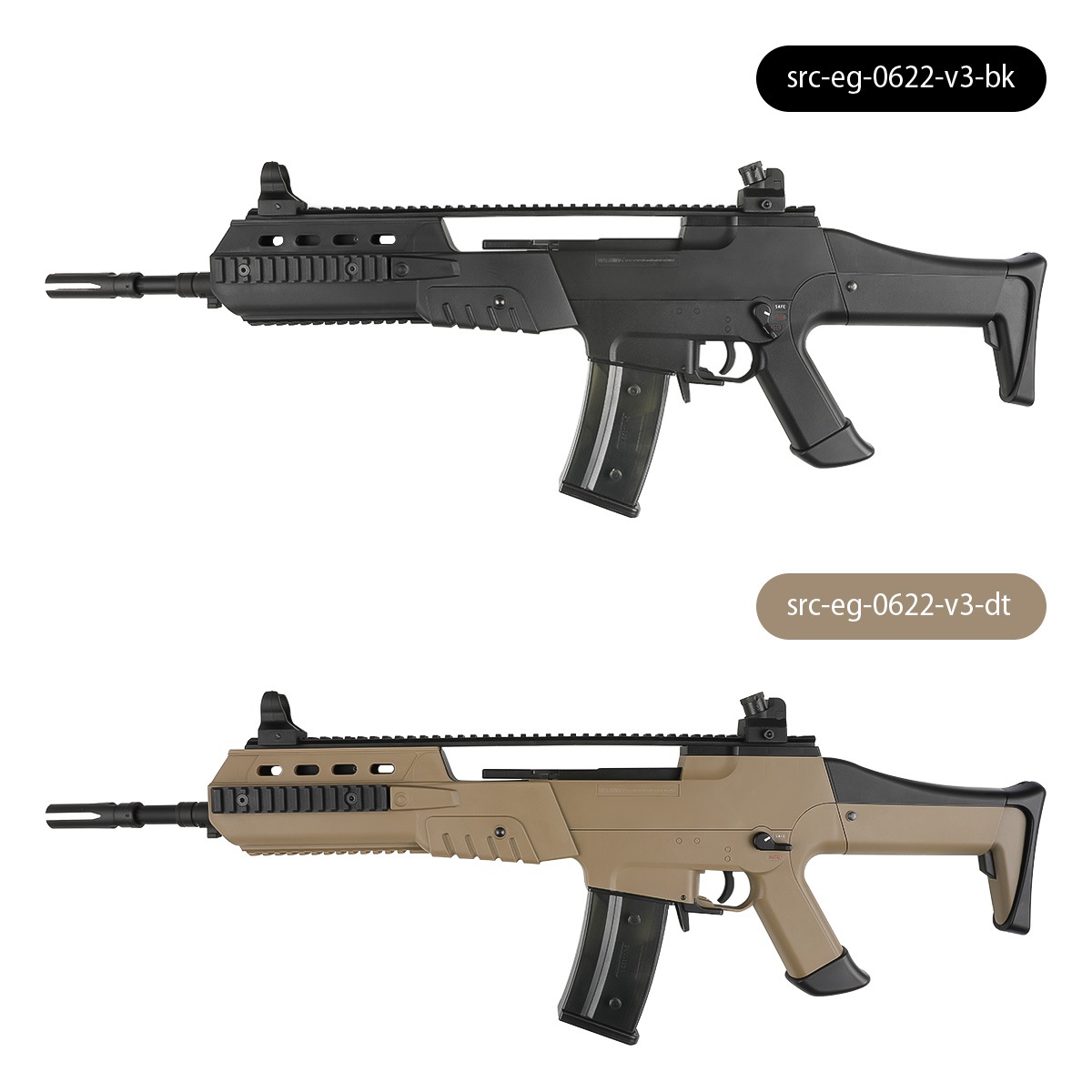 SRC H&K XM8-R フルサイズ電動ガン NV Desert (JP Ver.) | エアガン