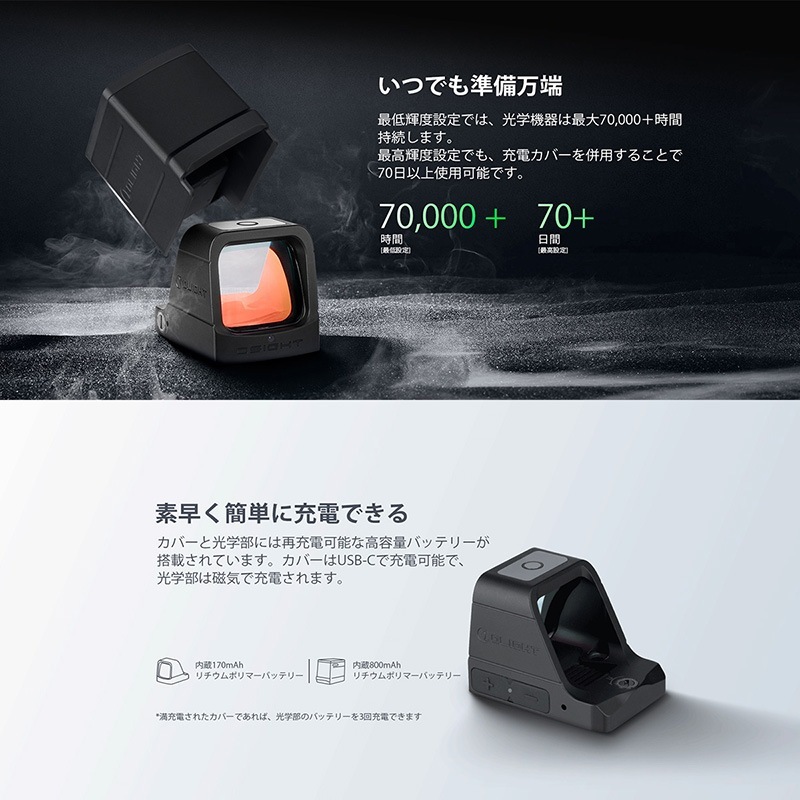 OLIGHT(饤) Osight 3 MOA ɥåȥ Green ȳ鼧ťСդ