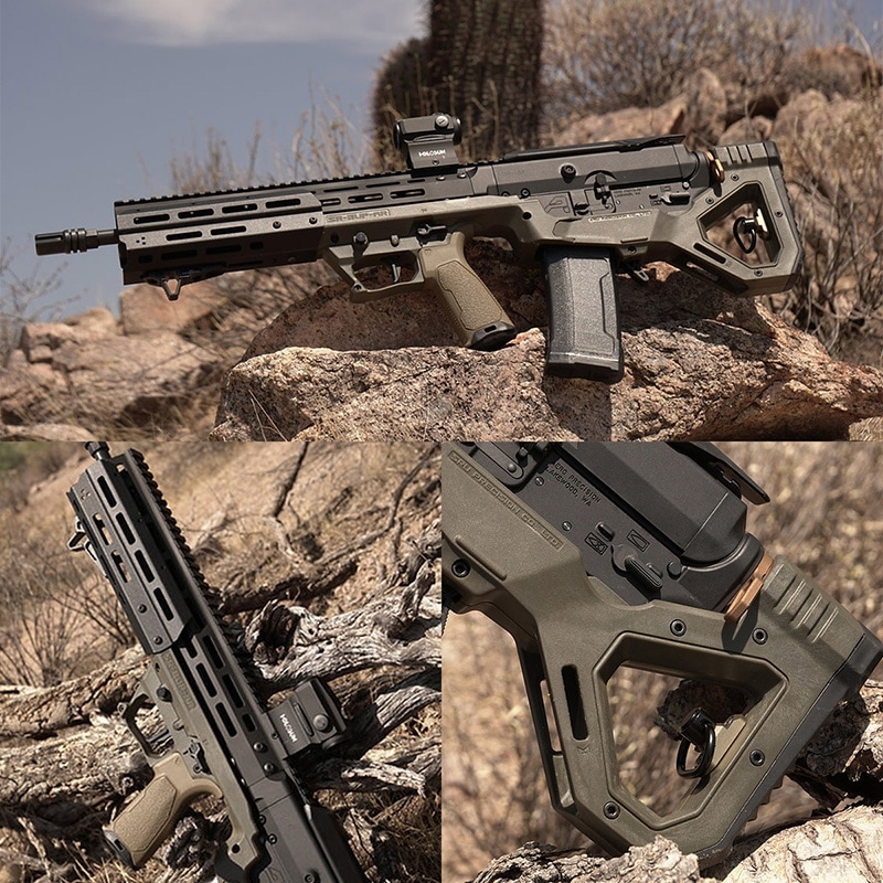 SRU PRECISION SARB-15/AR15 ブルパップシャーシキット White GBB用