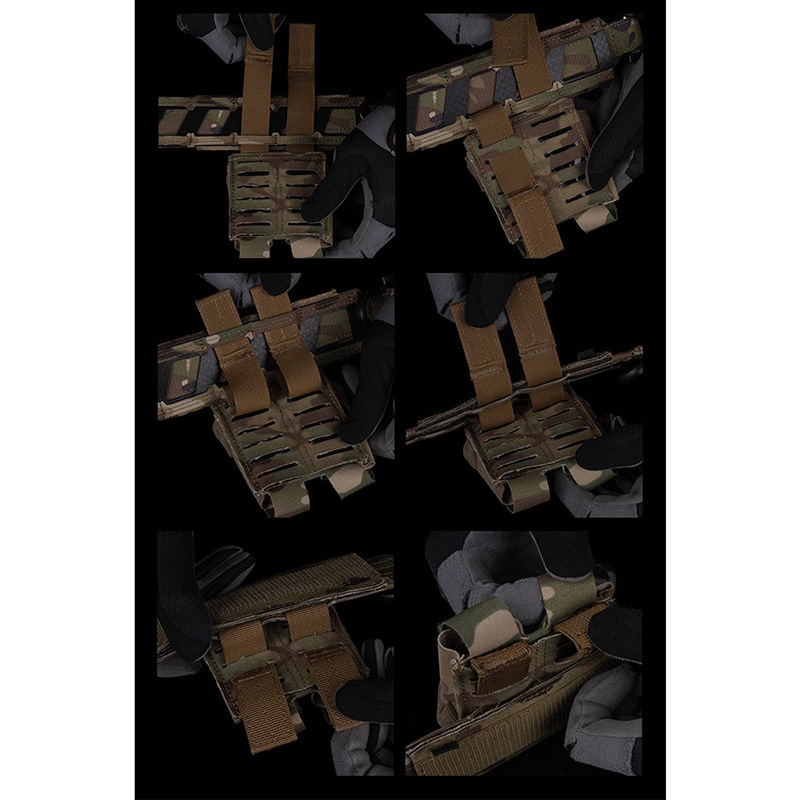 WoSporT AGILITE Magnetix タイプ MOLLE ベルト Lサイズ MC | サバゲー