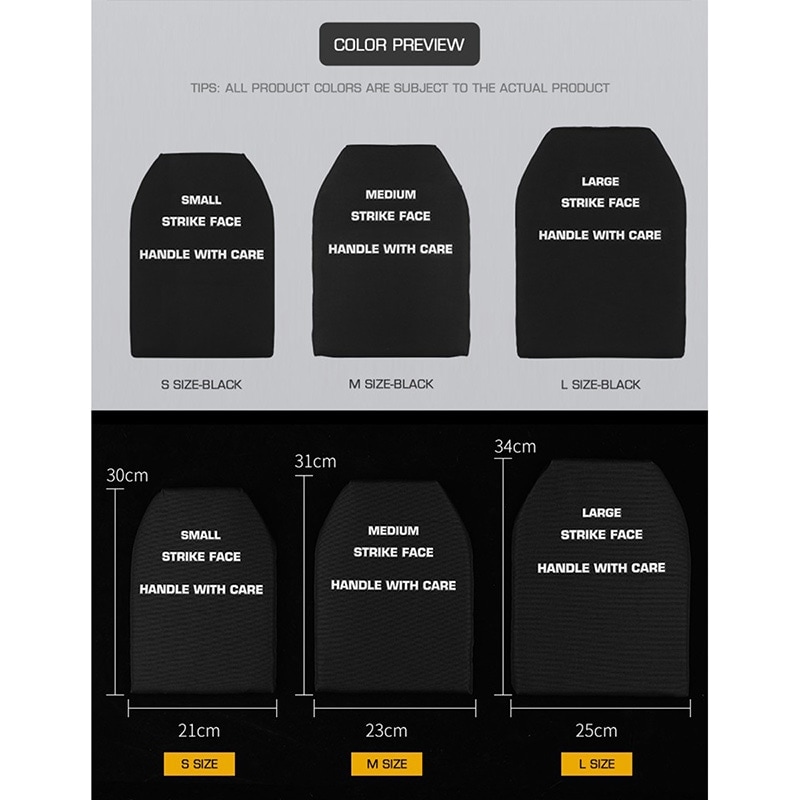 WoSporT SAPI カット ダミープレート 2pcs Lサイズ | サバゲー装備品