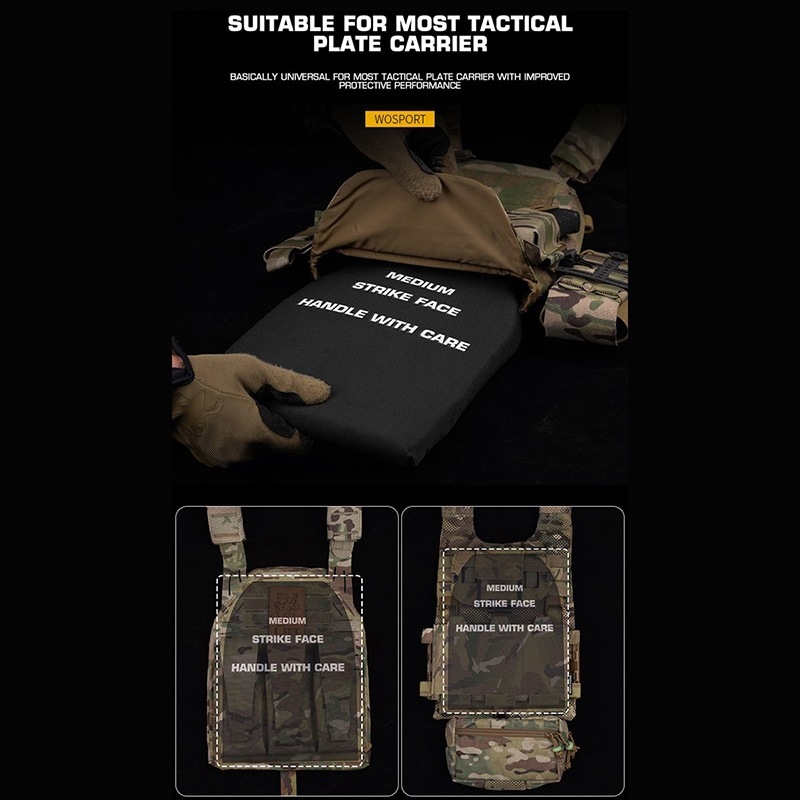 WoSporT SAPI カット ダミープレート 2pcs Lサイズ | サバゲー装備品