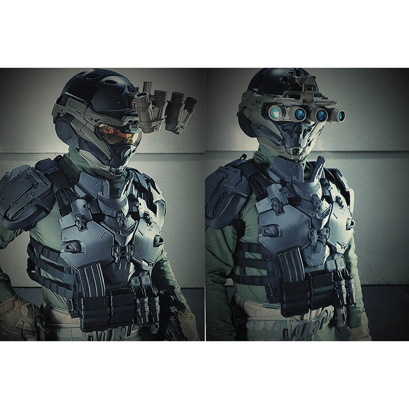SRU タクティカルヘルメットキット Type II (FASTヘルメット対応) GREY