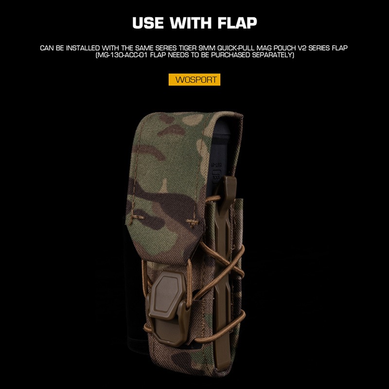 WoSporT HSGI �������� GEN2 TACO �ԥ��ȥ� �ޥ����� �ݡ��� 9mm �ϥ�ɥ��� BK