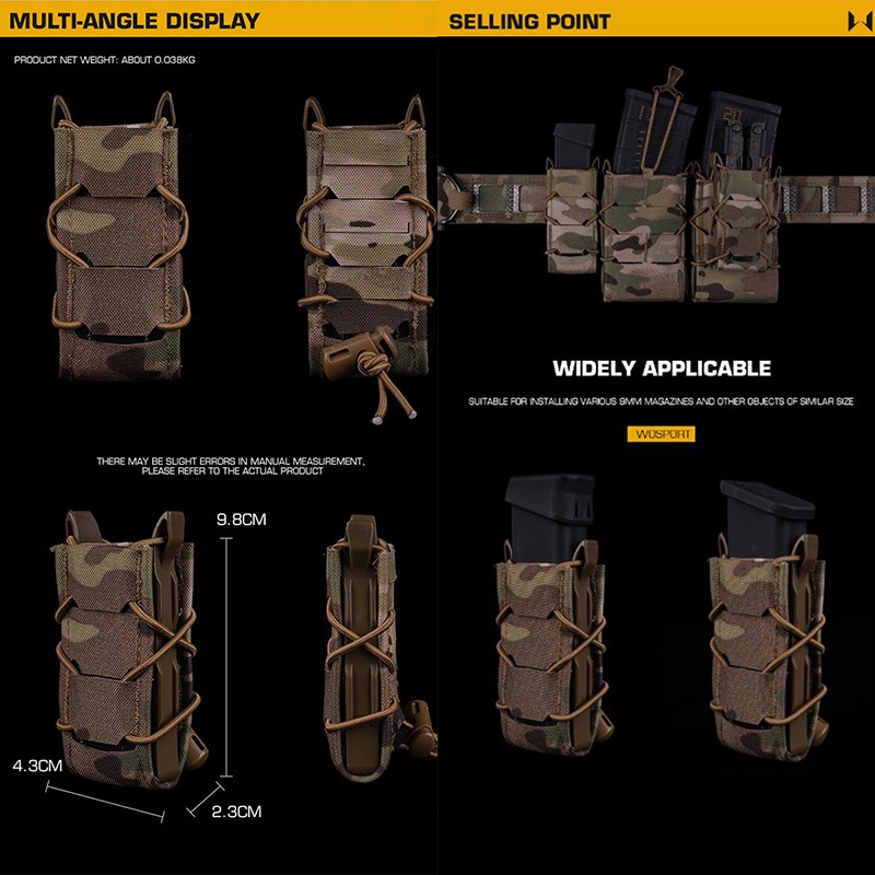 WoSporT HSGI �������� GEN2 TACO �ԥ��ȥ� �ޥ����� �ݡ��� 9mm �ϥ�ɥ��� CB