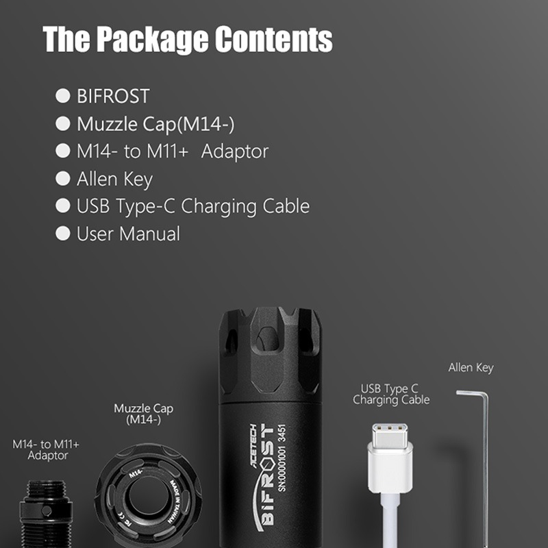 ACETECH Bifrost �Х��ե����� �쥤��ܡ��ȥ졼������˥å� (14mm�եͥ���11mm���ͥ������ץ�����°)Titanium