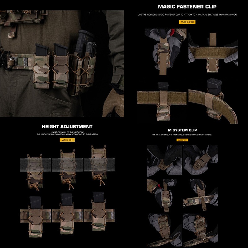 WoSporT HSGI �������� GEN2 TACO ���֥� �ԥ��ȥ� �ޥ����� �ݡ��� 9mm �ϥ�ɥ��� CB