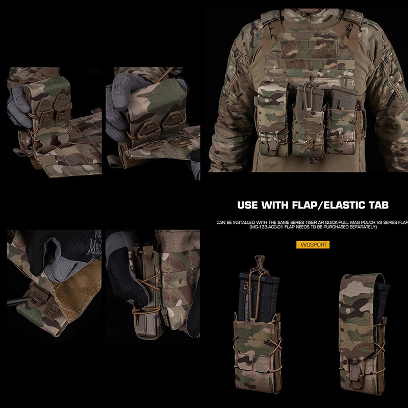 WoSporT HSGI �������� GEN2 TACO ���֥� �ǥå��� �ޥ����� �ݡ��� 9mm/5.56mm CB