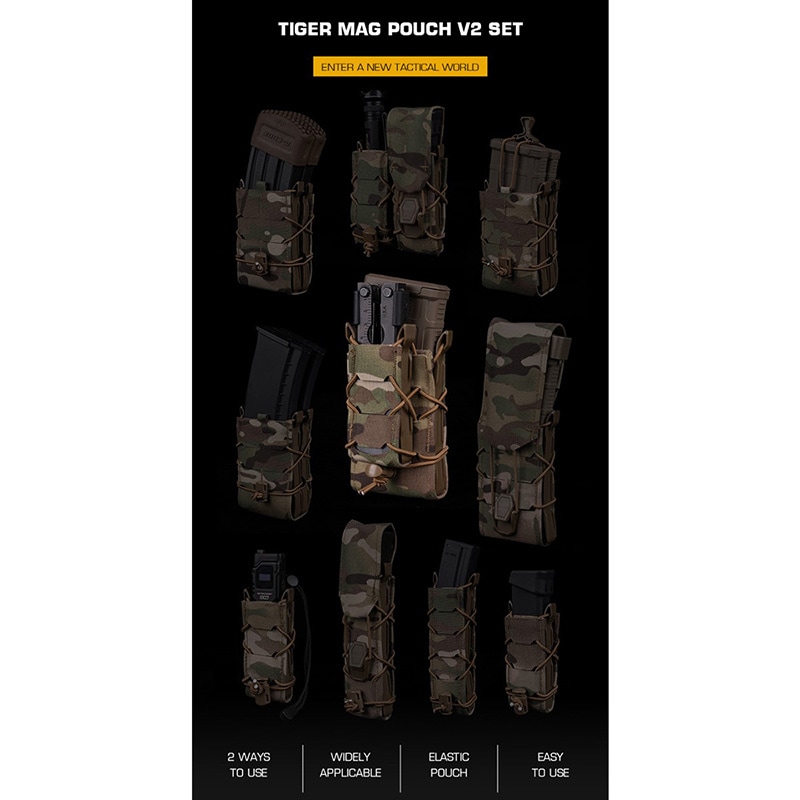 WoSporT HSGI �������� GEN2 TACO ���֥� �ǥå��� �ޥ����� �ݡ��� 9mm/5.56mm MC