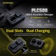 NITECORE(�ʥ��ȥ���) PLC500 USB-C �ǥ奢�륹���åȽ��Ŵ� PLB500����(NPL25/NPL27��)