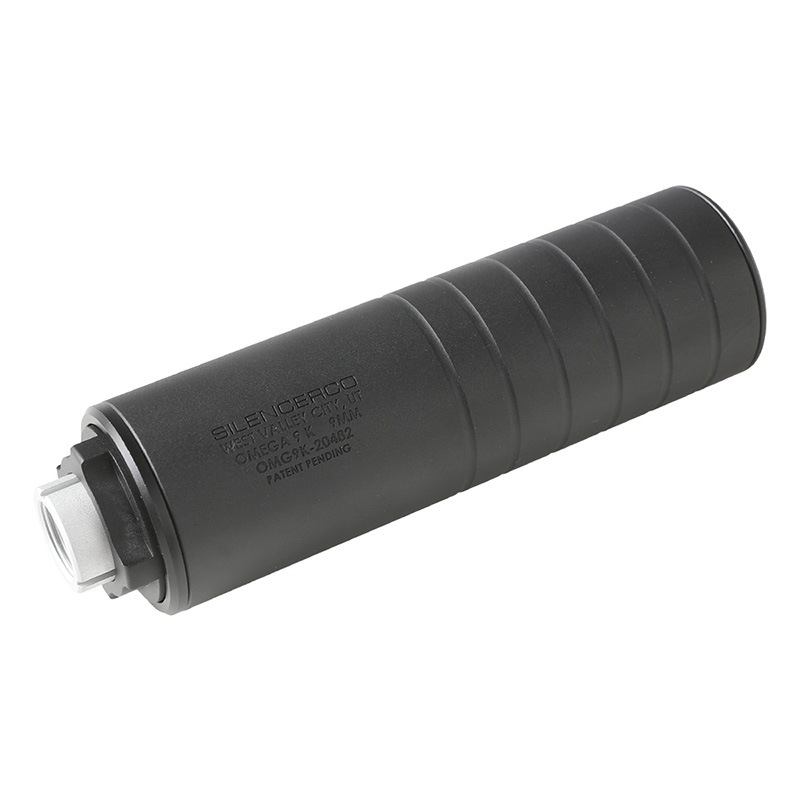 Airsoft Monster SilencerCo Omega 9Kタイプサイレンサー＆JMAC X12マズルブレーキ/ブラストシールド