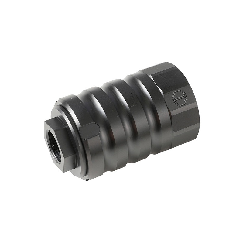 Airsoft Monster SilencerCo Omega 9Kタイプサイレンサー＆JMAC X12マズルブレーキ/ブラストシールド