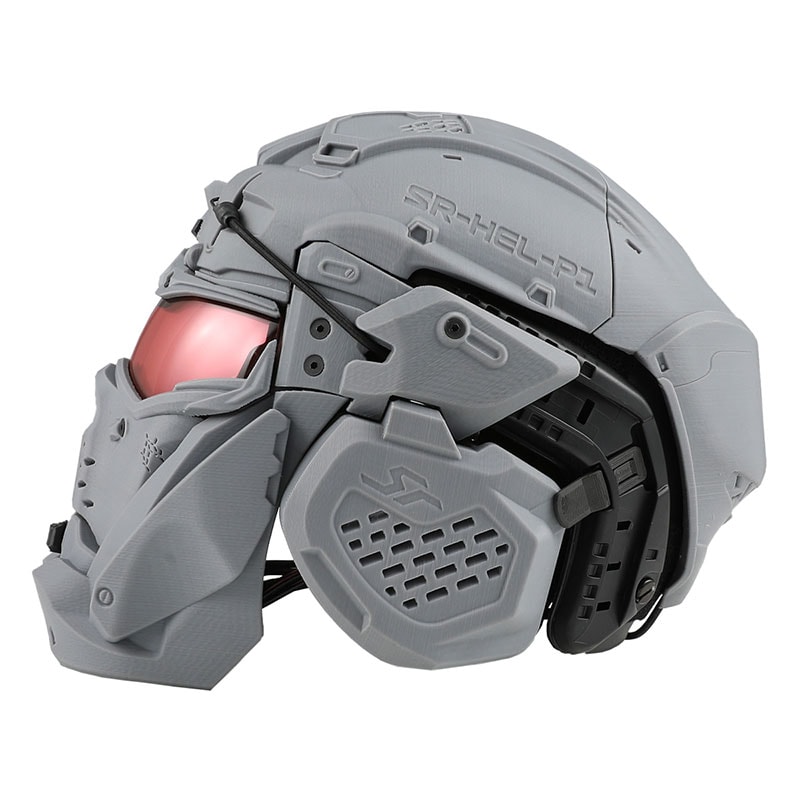 SRU タクティカルヘルメットセット (FAST BJヘルメット付属) GREY
