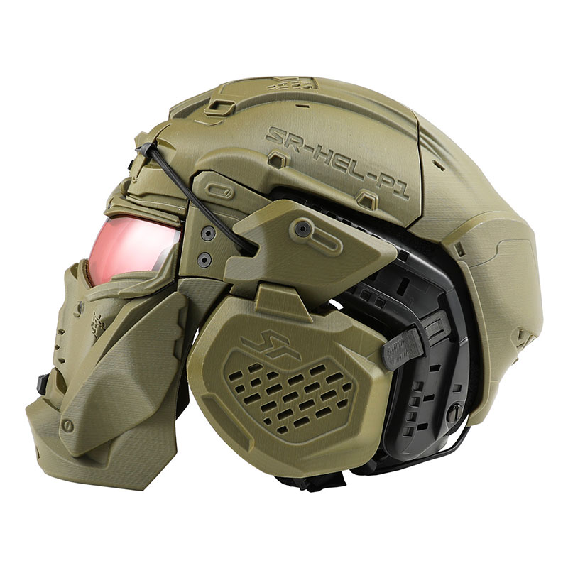 SRU タクティカルヘルメットセット (FAST BJヘルメット付属) OD