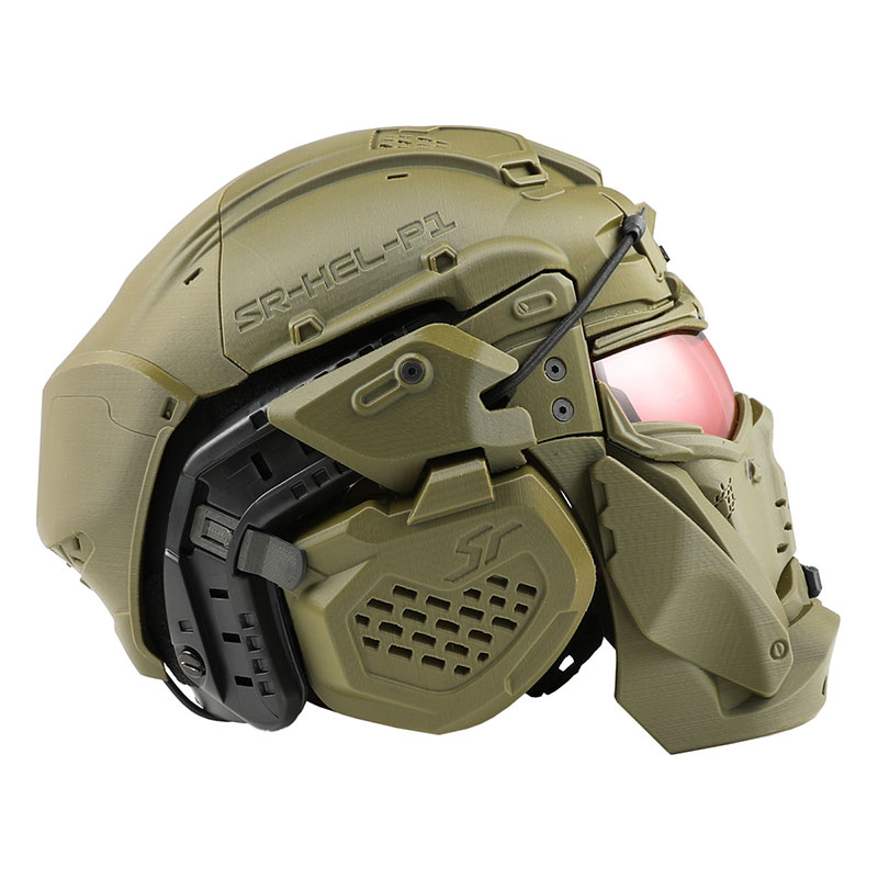 SRU タクティカルヘルメットセット (FAST BJヘルメット付属) OD