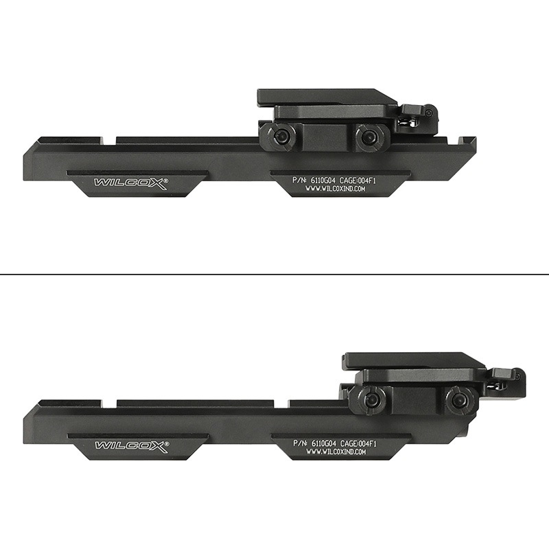 LEUPOLD ライザーマウント　実物 SOTAC GEAR WILCOXタイプ サイドフリップマウント(右展開)＆ ライザー