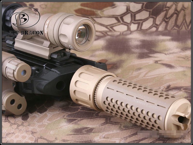 BIGDRAGON KAC Style QDC/CQB サプレッサー Two-tone L | エアガン