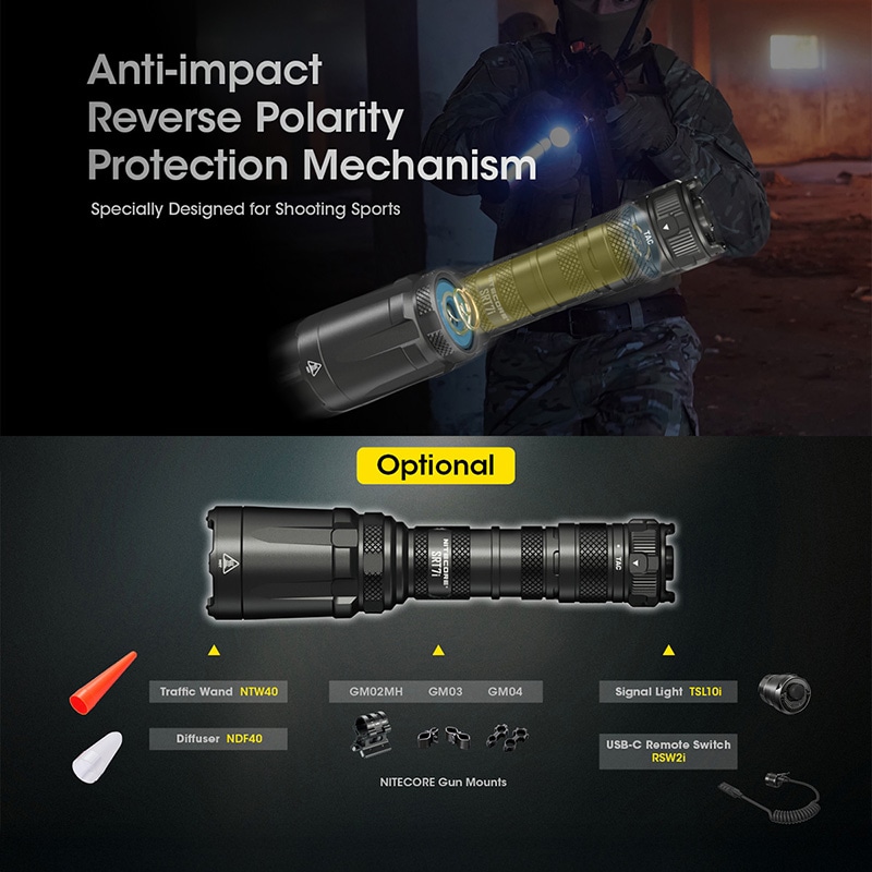 NITECORE(ナイトコア) SRT7i スマートセレクターリング搭載