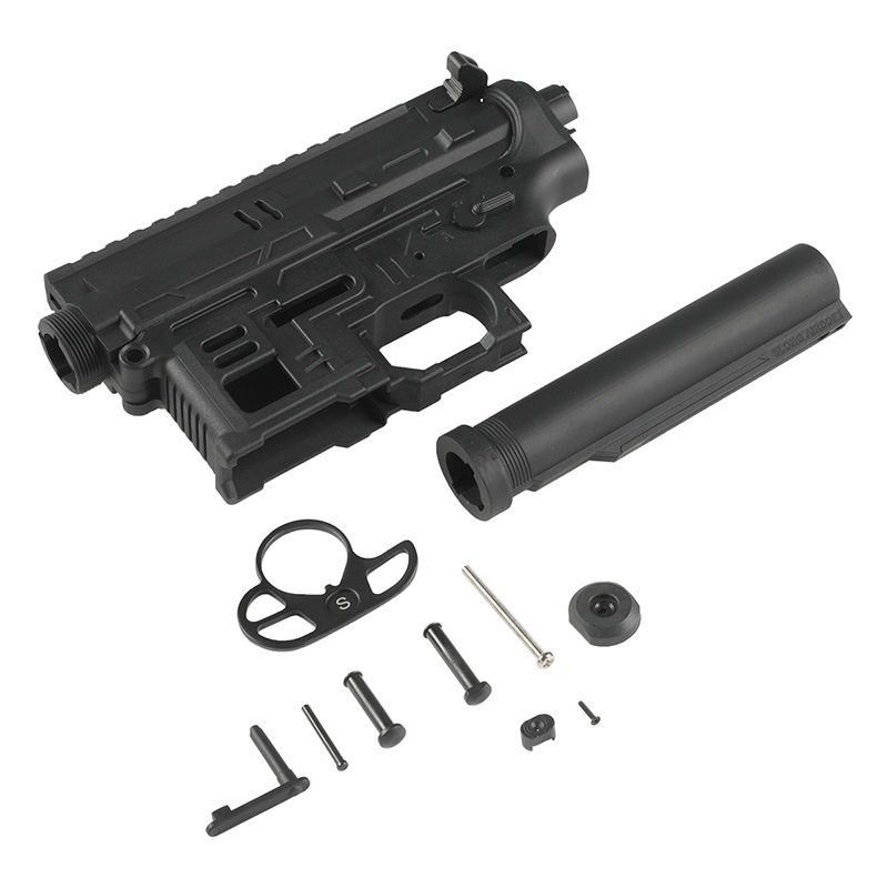 SLONG AIRSOFT M4 ナイロンファイバー レシーバーセット Black (各社