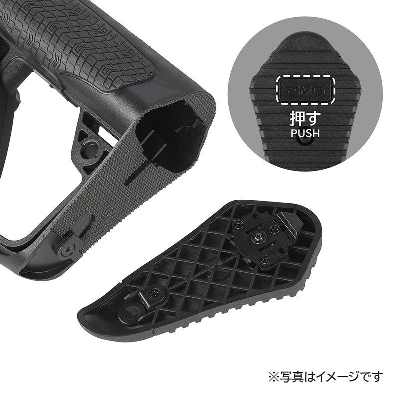 EMG/CYMA M238 Daniel Defense Collapsible Buttstock Хåȥȥå Concave Shape() Black (OfficialLicensed/STDư)