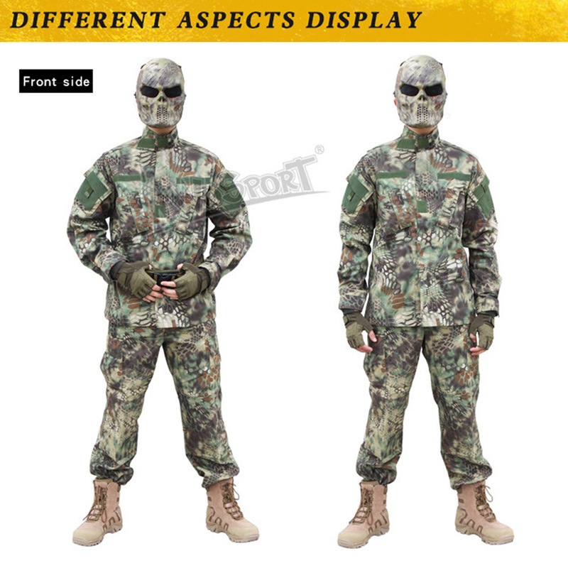 WoSporT BDU 迷彩服上下セット (ブーニーハット付属) 2XLサイズ