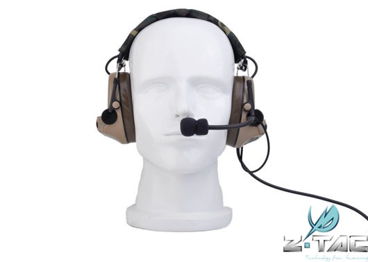 Z-Tactical ComTac2スタイル 無線ヘッドセット DE | ヘッドウェア,無線