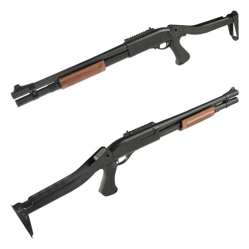 Golden Eagle M870 ガスショットガン RealWood/Top-Folding Stock仕様